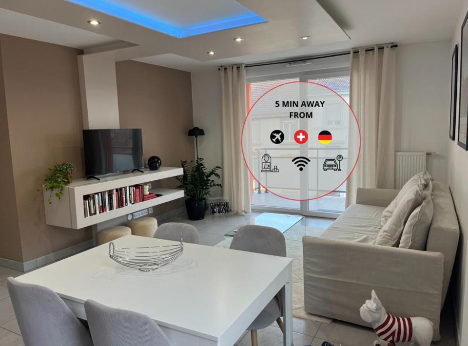 Апартаменты A Few Steps From Basel With Balcony And Free Private Parking Сен-Луи Экстерьер фото